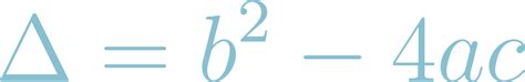 Calculate Discriminant Quadratic Equation by formula uses an online ...