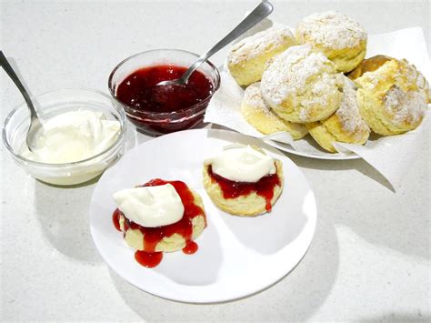 Scones with Jam and Cream