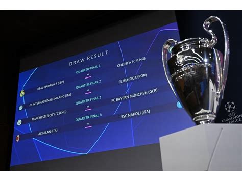 Champions League Veja Os Duelos Das Quartas De Final E Chaveamento