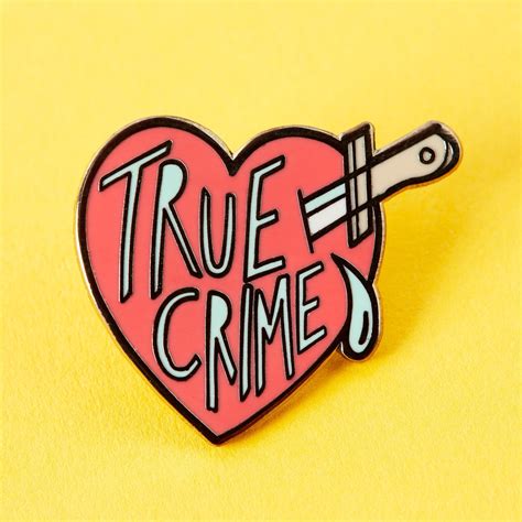 True Crime Enamel Pin Murderino True Crime Club Ssdgm Mfm Murder Documentary Crime Shows