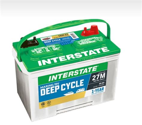 Interstate Battery Marine Rv Battery Deep Cycle M Ah Kickbytool