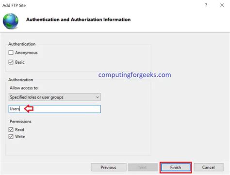 How To Add Ftp Site On Windows Server 2019 Computingforgeeks