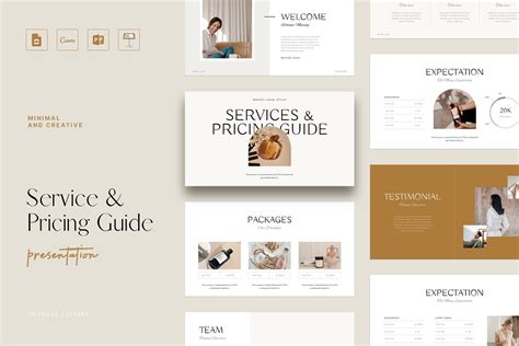 Services & Pricing Guide Template #2 by muhammadari on Dribbble