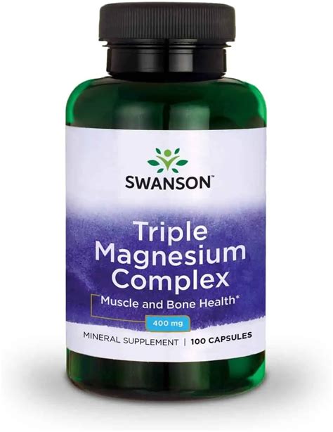 Swanson Triple Magnesium Complex Mg Caps Low Price Check