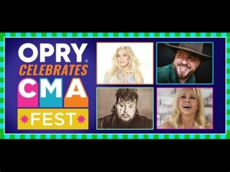 The Grand Ole Opry To Celebrate Cma Fest With Star Studded Shows