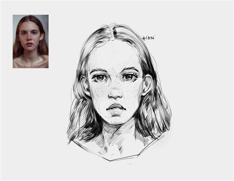 ArtStation - Sketch of a person