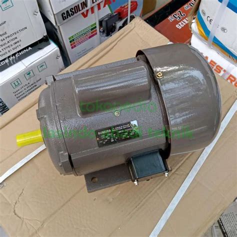 Jual Dinamo 1 Hp Sumura 1 Phase 1400 Rpm Elektromotor Sumura 1 Hp Di