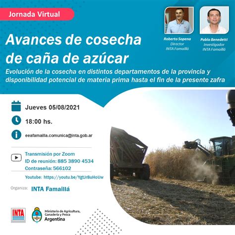 Jornada Virtual Avances De Cosecha De Ca A De Az Car En Tucum N