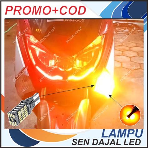 Jual Lampu Sen Dajal Dajjal Motor T T Led Super Bright Mata