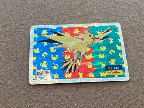 Mavin Zapdos No Topsun Prism Holo Japanese Pokemon Card