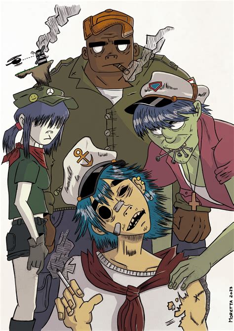 Gorillaz- fan art :: Behance