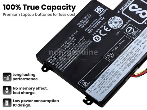 Buy Lenovo Thinkpad X270 Replacement Battery Online Au