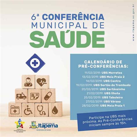 Pré Conferências Da Saúde Iniciam Nesta Segunda Feira 11 02 Portal