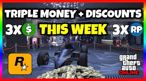 This Week Triple Money And Discounts Gta Online Weekly Updates Triple