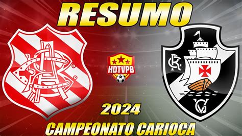 Bangu E Vasco Empatam Em 2 A 2 Pelo Campeonato Carioca YouTube