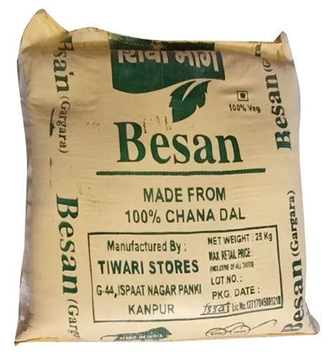 Shiva Bhog Indian Chana Dal Besan Kg Packaging Type Plastic Bag At