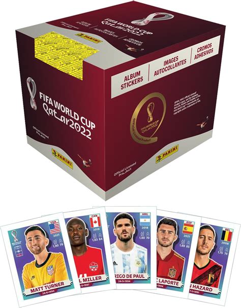 Buy 2022 Panini World Cup Soccer Factory Sealed 50 Pack Sticker Box