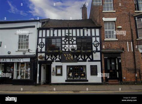 Historic Buildings In The Heart Of Nantwich In Cheshire Uk Stock Photo