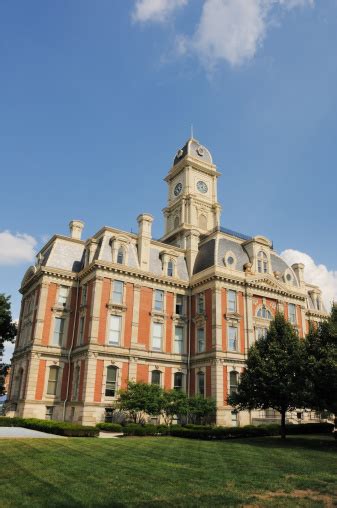 Historic Hamilton County Indiana Courthouse Building Stock Photo ...