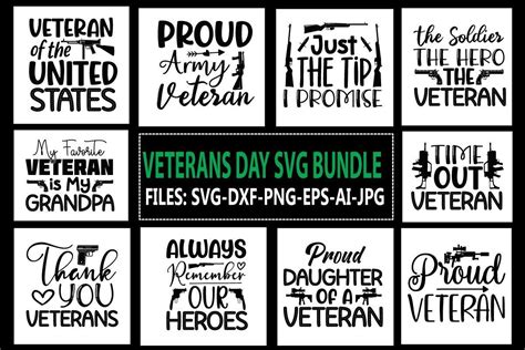 Veterans Day SVG Bundle Bundle Creative Fabrica