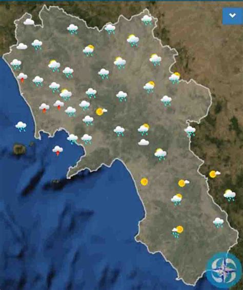 Meteo Salerno Domani Marted Novembre Allerta Meteo Gialla