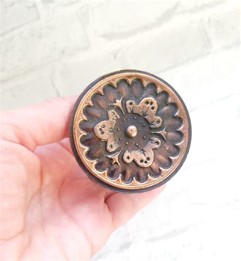 Vintage Door Knob Copper Doorknob Copper Door Handles Metal - Etsy