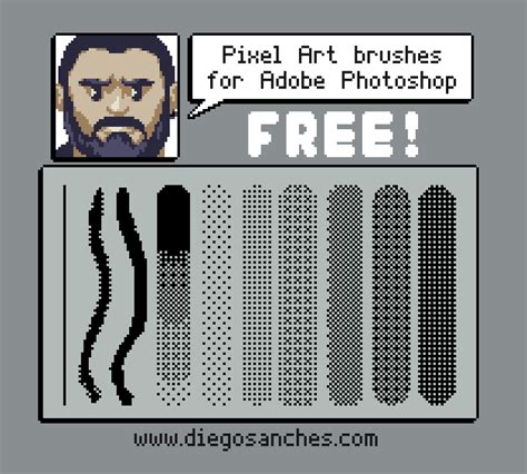 ArtStation - Photoshop Pixel Art Brushes | Brushes