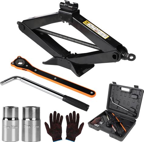 Amazon CPROSP Car Jack Kit With Hand Crank Wrench Lug Wrench