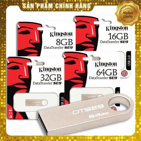 Usb Kingston Datatraveler Se9 2gb4gb8gb16gb32gb64gb Shopee Việt Nam