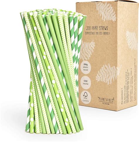 Plantvibes Pailles En Papier Pailles Pour Boisson R Sistantes L Eau