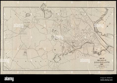 Map Of Brookline Hi Res Stock Photography And Images Alamy