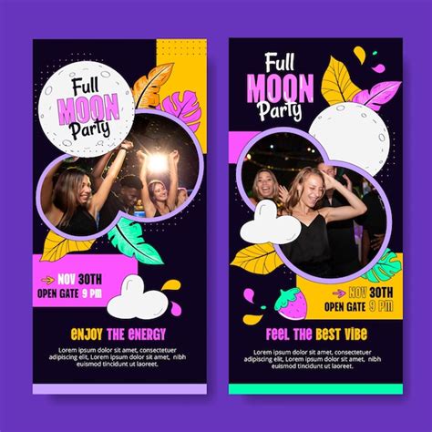 Party Roll Up Banner Flyer Images Free Download On Freepik