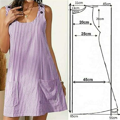 Costura DIY Medidas Y Patrones De Vestidos Sewing Clothes Women