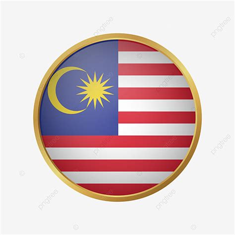 Malaysia Flag Clipart PNG Images Malaysia Flag Vector With Circle