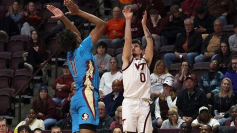 Cattoor Scores 20 Points Helps Virginia Tech End 3 Game Skid With 83