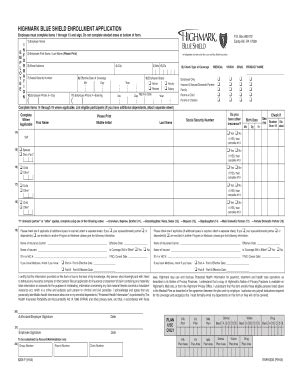 Fillable Online Highmark Enrollment Email Form Fax Email Print PdfFiller