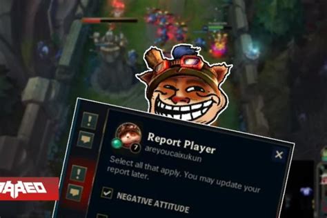 League Of Legends Ahora Permite Reportar A Jugadores T Xicos Durante