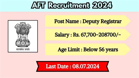 Aft Delhi Recruitment Notification Out For Vacancies Check Post