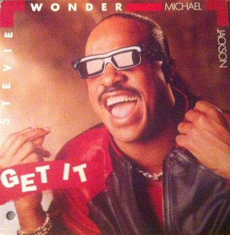 Stevie Wonder And Michael Jackson Get It 33 Tours Vinyle Album