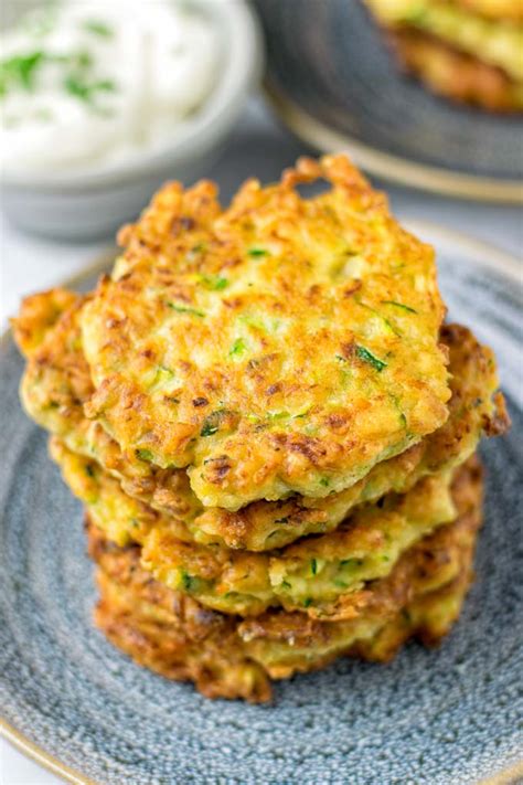 Zucchini Fritters [eggless, vegan] - Contentedness Cooking