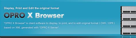 OPRO X Browser | OPRO Co., Ltd.