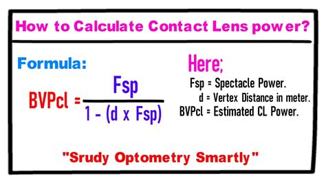 Spectacle To Contact Lens Conversion Calculator At Lillie Connie Blog