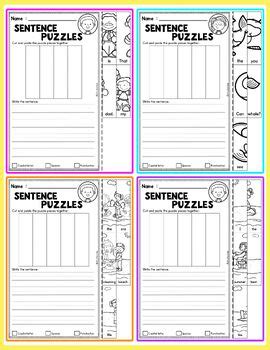 June Sentence Puzzles By Miss Faleena Tpt