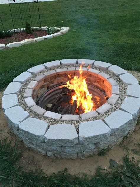 Make Fire Pit With Bricks Repostity