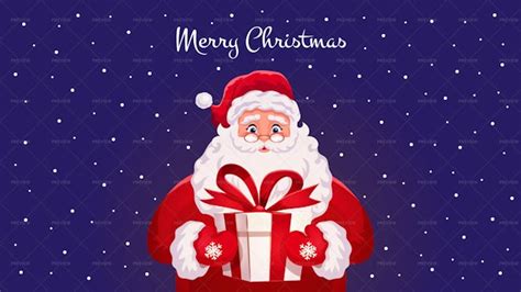 Santa Claus Christmas Banner - Graphics | Motion Array