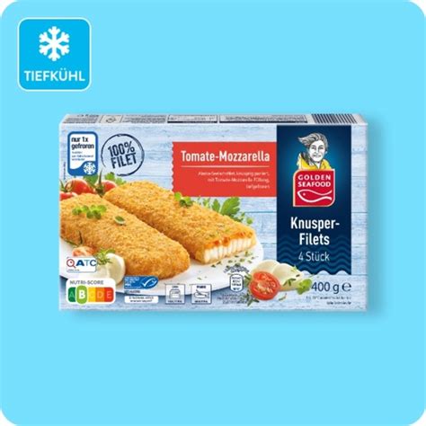 GOLDEN SEAFOOD Knusperfilets versch Sorten von ALDI SÜD ansehen