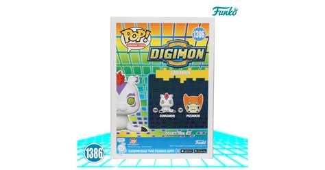 Funko Pop Gomamon 1386 Digimon Anime Figura Original Funko Pop Cracken Shop