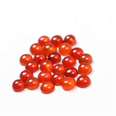 Natural Red Onyx Round Gemstones Beads Tumbled Stones At Rs 7 Carat