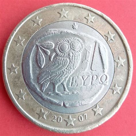 Moneta 1 Euro Gufo Grecia 2007 Eypo EBay