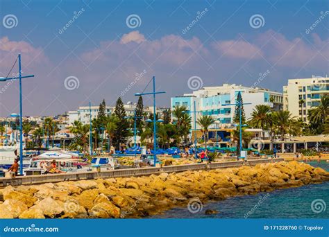 Ayia Napa Cyprus September 06 2019 Harbor Of Ayia Napa Editorial